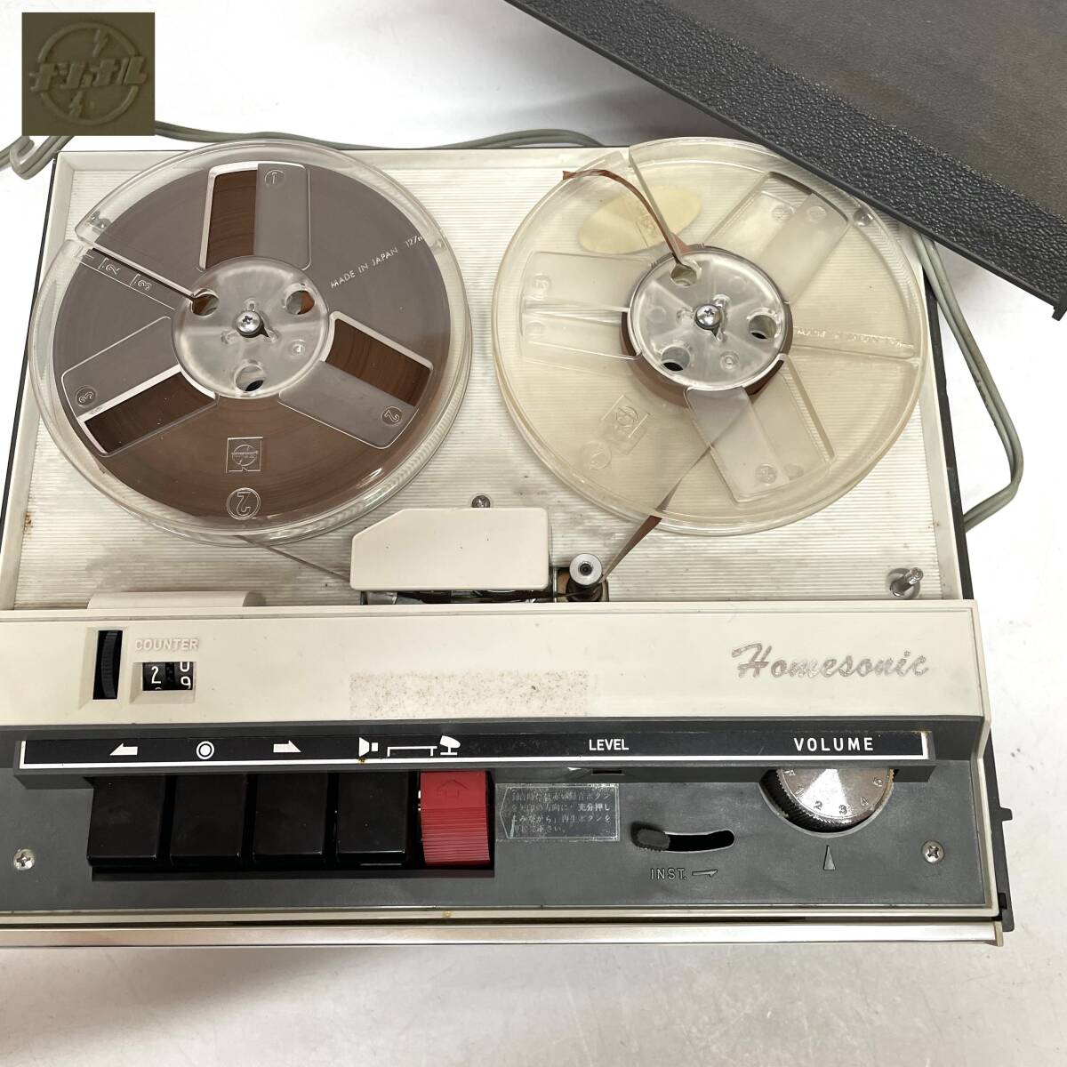 National ナショナル オープンリールデッキ テープレコーダー 通電確認のみ リールが回ることのみ確認済み ※ジャンク RQ-503拍卖