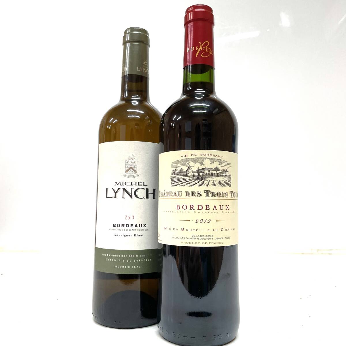 古酒【未開栓】CHATEAU DES TROIS TOURS シャトー デ トロワ トゥール 2012年/MICHEL LYNCH 2014年 ワイン 2本拍卖