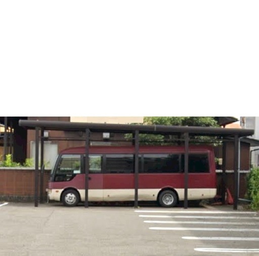福井県 引取限定大型車用 カーポート マイクロバス 1台 DIY 中古 ※部材取り等 ※柱部切断しております。※詳細不明拍卖