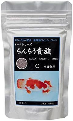 どじょう養殖研究所 らんちう貴族 C 60g 顆粒 当歳魚用 沈降性     送料全国一律 185円拍卖