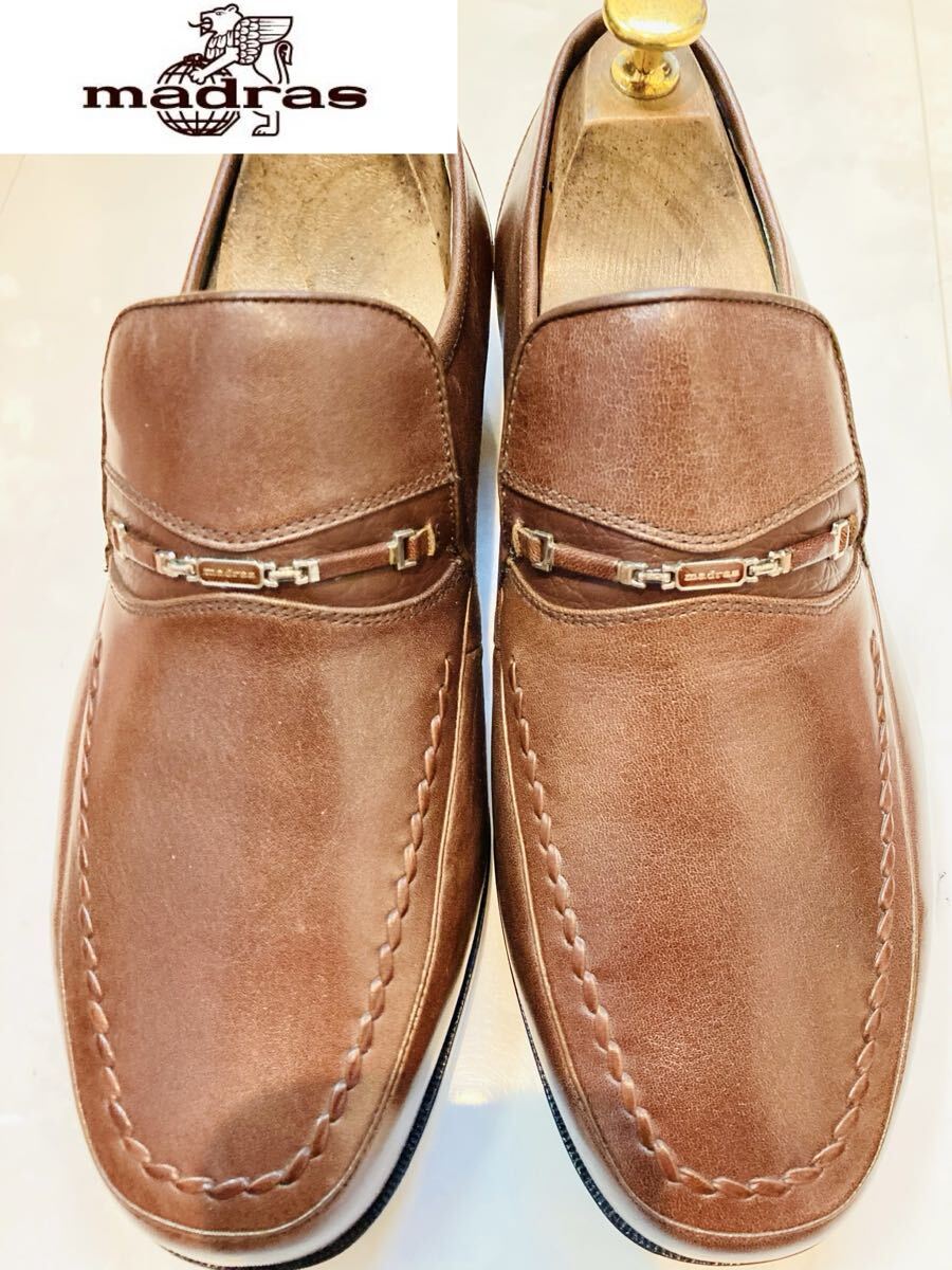 ★新品未使用品★定価17,800円!マドラス ローファー スリッポン 本革 ビジネスシューズ 25EEEE拍卖