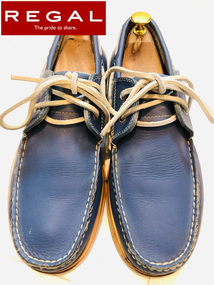 ★美品★定価18,000円!リーガル REGAL デッキシューズ 拍卖