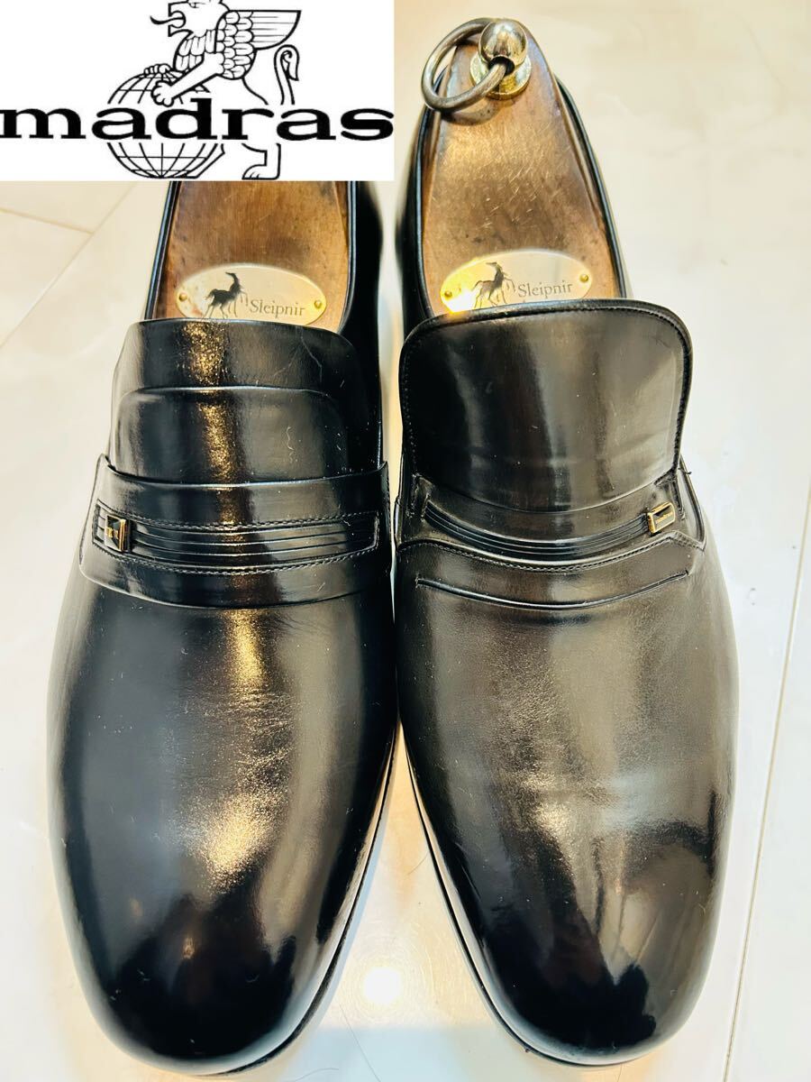 ★新品未使用★定価17,800円!マドラス スリッポン 本革 26EEE拍卖