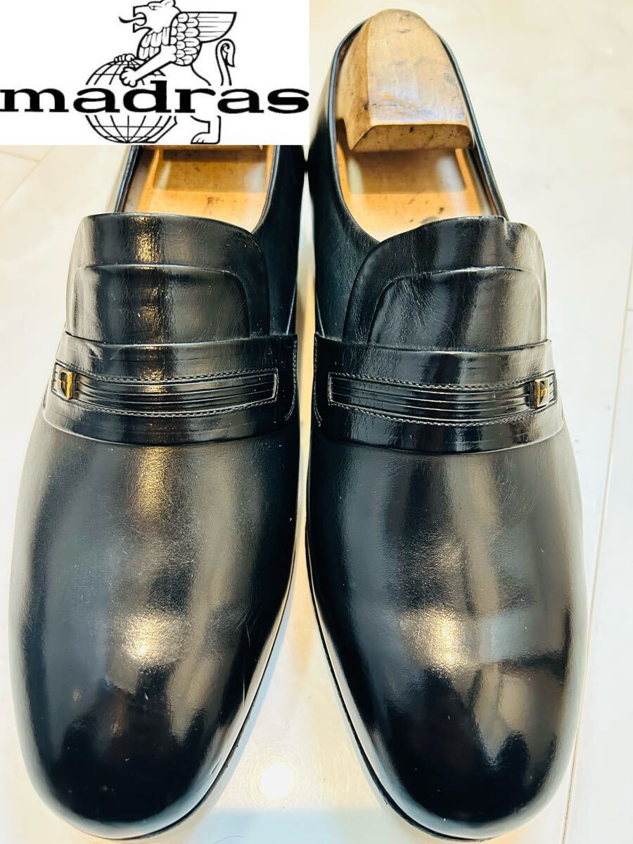 ★新品未使用★定価17,800円!マドラス スリッポン 本革 25.5EEEE拍卖