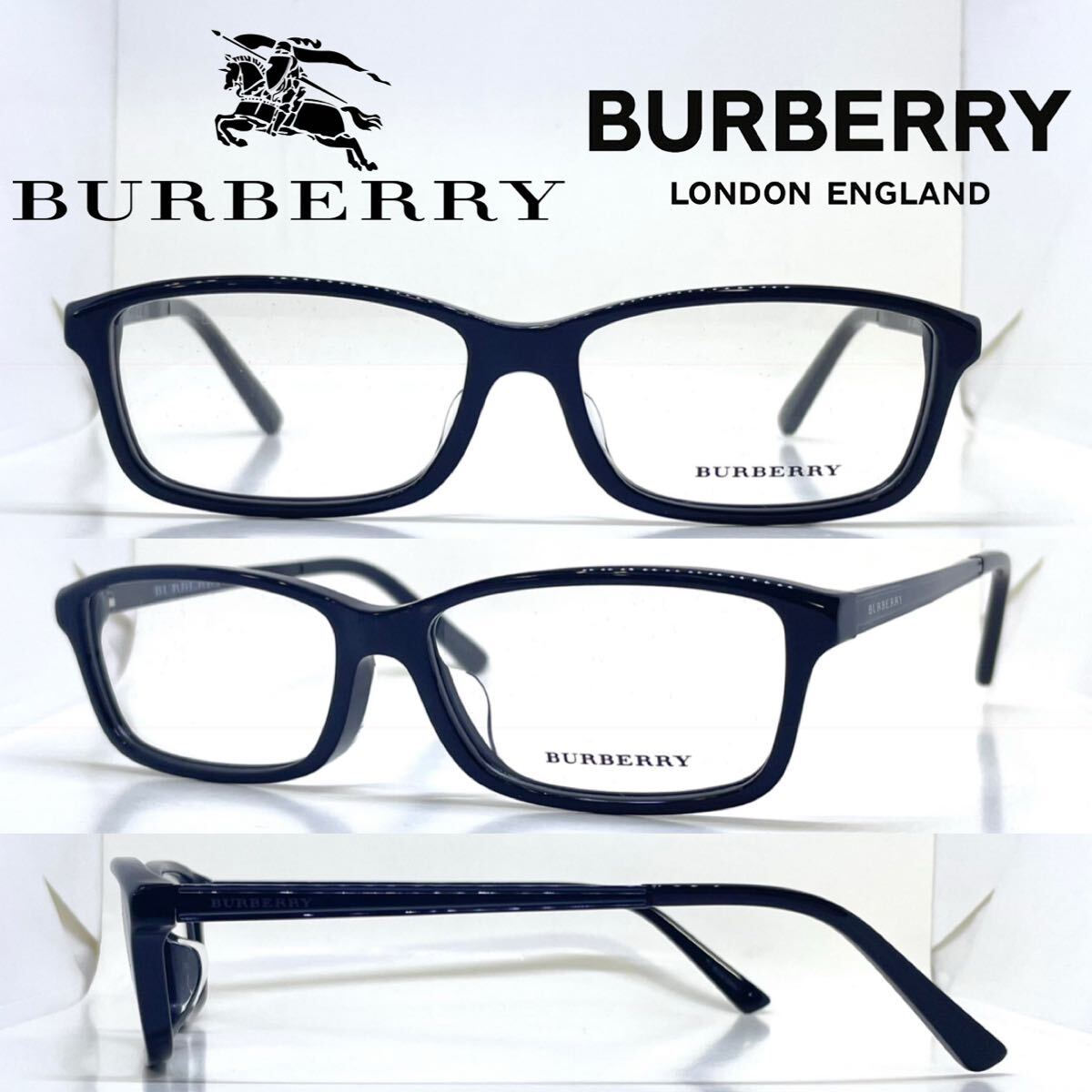 新品 送料無料 Burberry バーバリー メガネ フレーム BE2217D B12217D 3001 ブラック BLACK拍卖