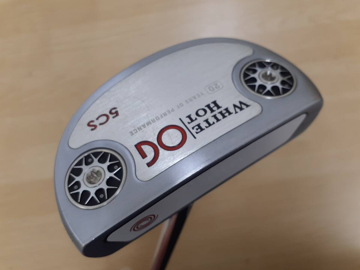 オデッセイ WHITE HOT ホワイトホット OG 5CS センターシャフト STROKE LAB ストロークラボ 約31.5インチ拍卖
