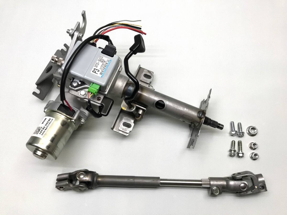 MH22S ワゴンR ステアリングシャフト 電動 パワステモーター 48200-58J41 / コンピューター 38720-58J30 旧車 流用 等拍卖