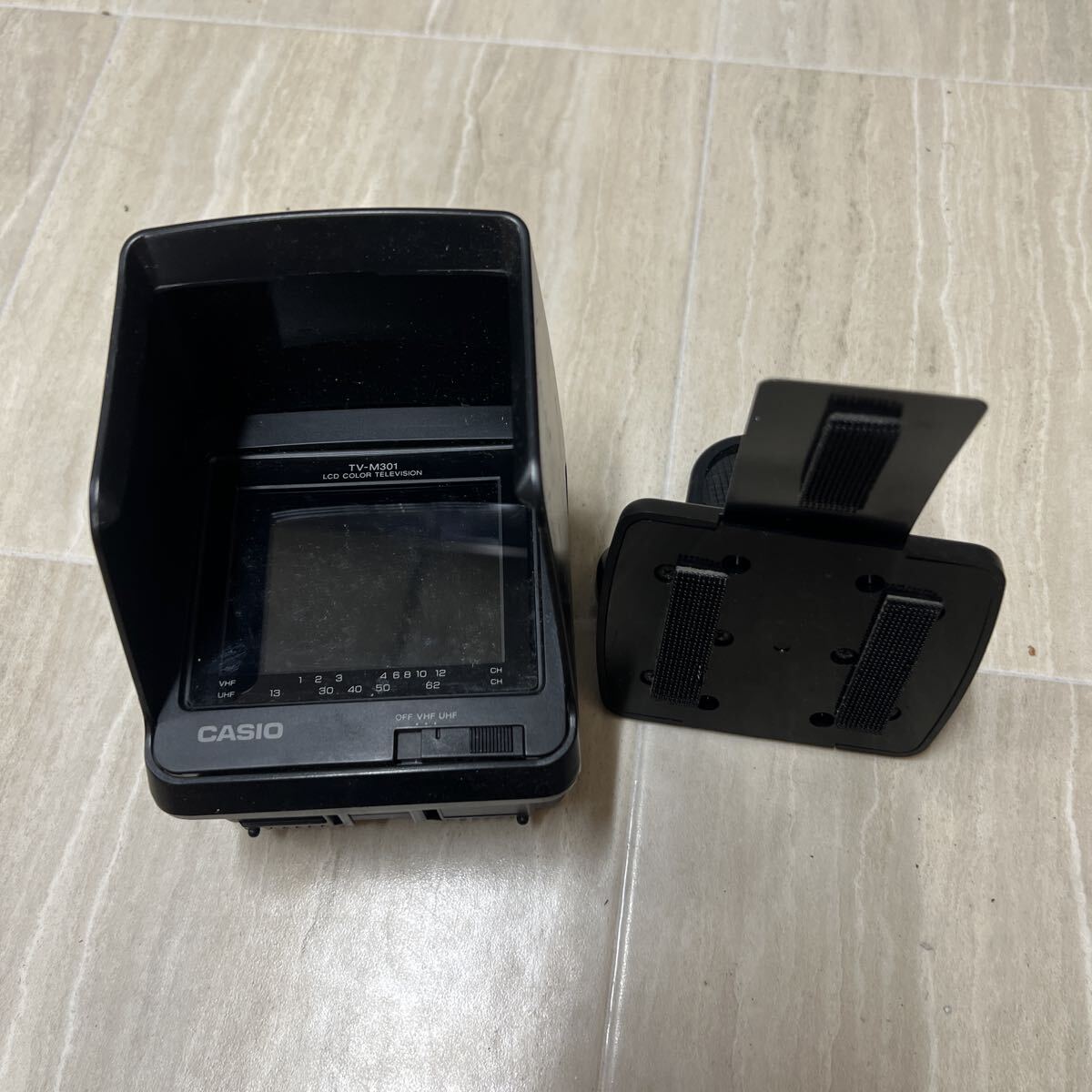 △TV横棚△テレビ? モニター? 車載用小型テレビ カシオ TV-M301 CASIO拍卖