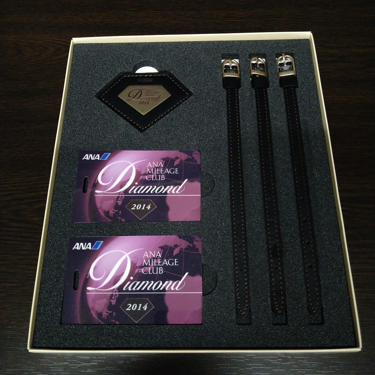 【非売品】新品未使用 2014年 ANA 全日本空輸 ダイヤモンドマイレージクラブ 会員専用ネームタグ拍卖