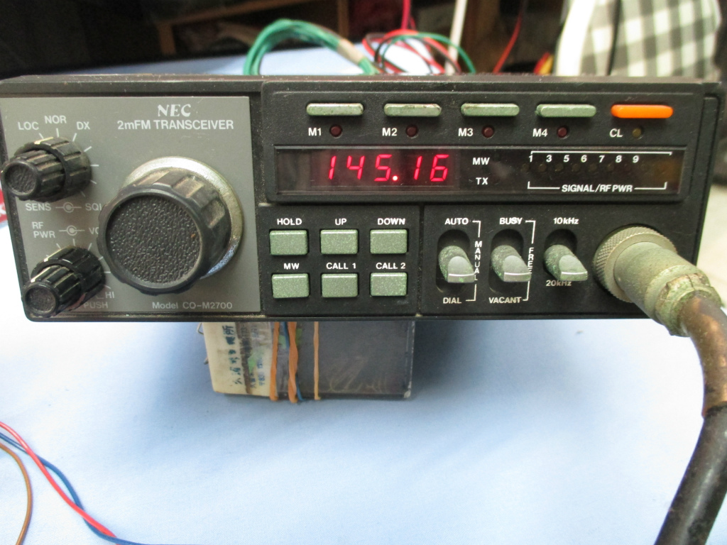 NEC CQ−M2700 144MHz FMトランシ−バ− 珍品ジャンク拍卖