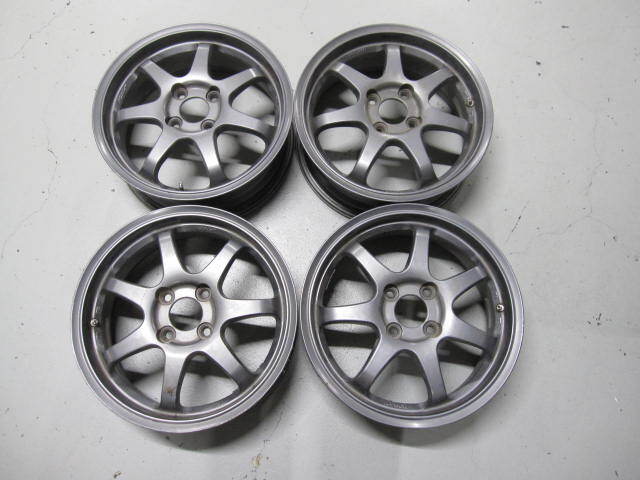 A-TECH ファイナルスピード 5.5J+45 PCD100/4H 15インチ 4本セット エーテック FINAL SPEED拍卖