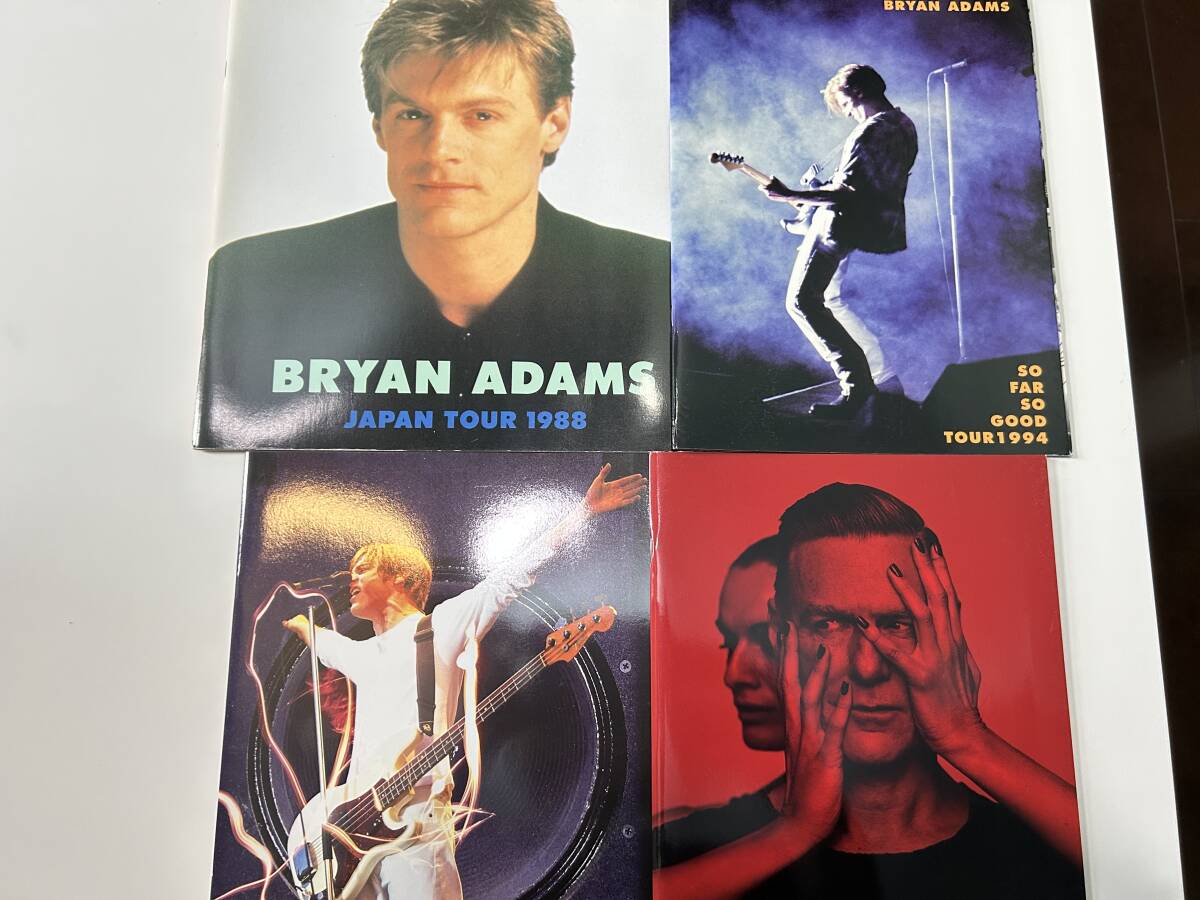 ブライアンアダムス BRYAN ADAMS 日本公演パンフレット4冊セット 拍卖