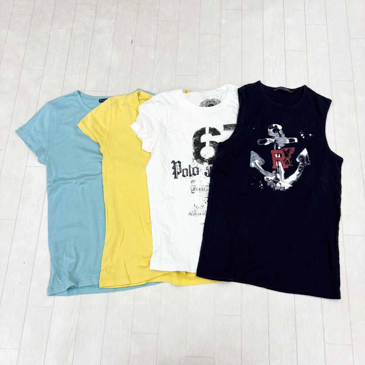 1805〓 4点セット RALPH LAUREN ラルフローレン PORO JEANS RALPH LAUREN ポロジーンズラルフローレン Tシャツ タンクトップ レディース拍卖