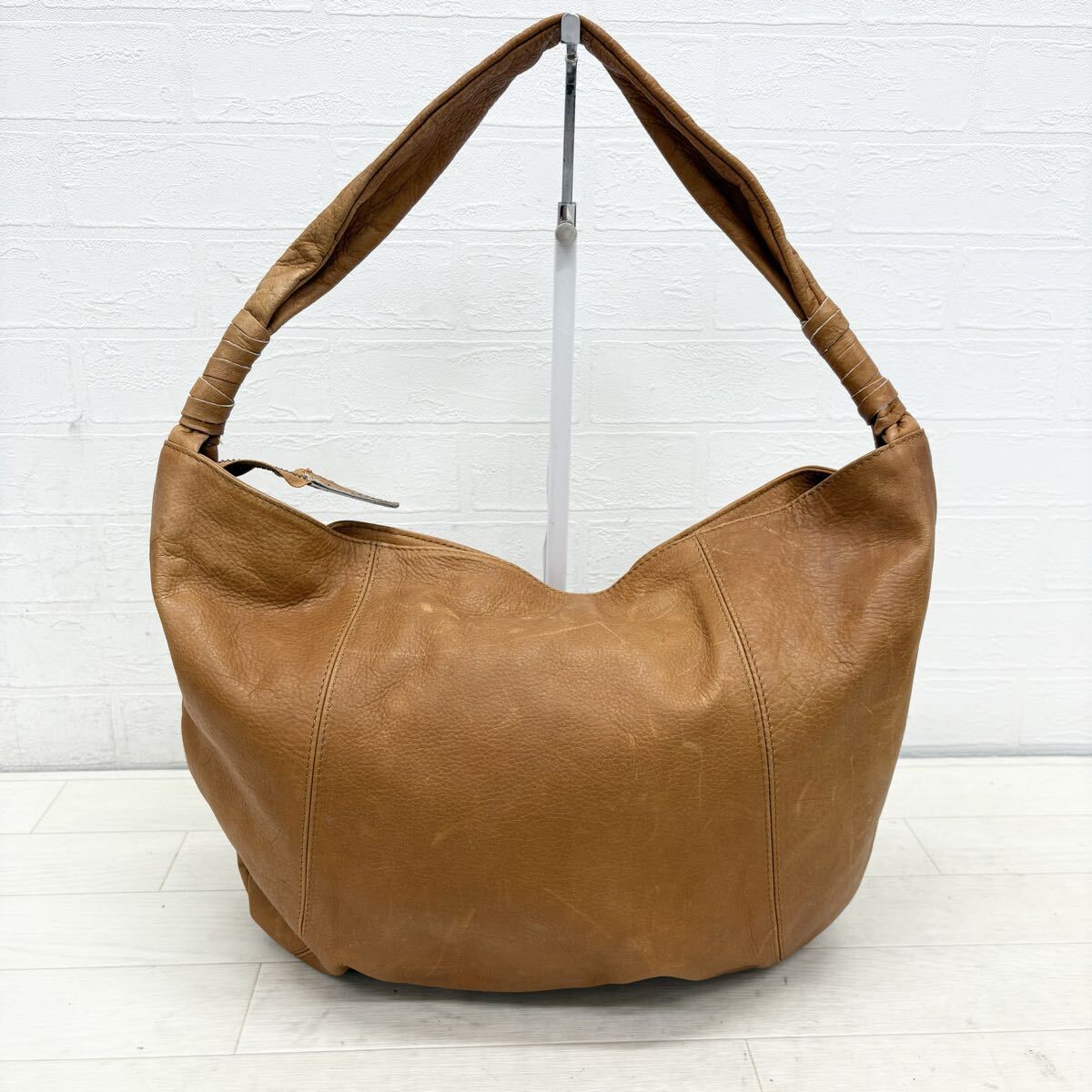 1803〓 STEPHEN ステファン ハンドバッグ トートバッグ レディース ブラウン 鞄 手提げ鞄 レザーバッグ 革製 カジュアル拍卖