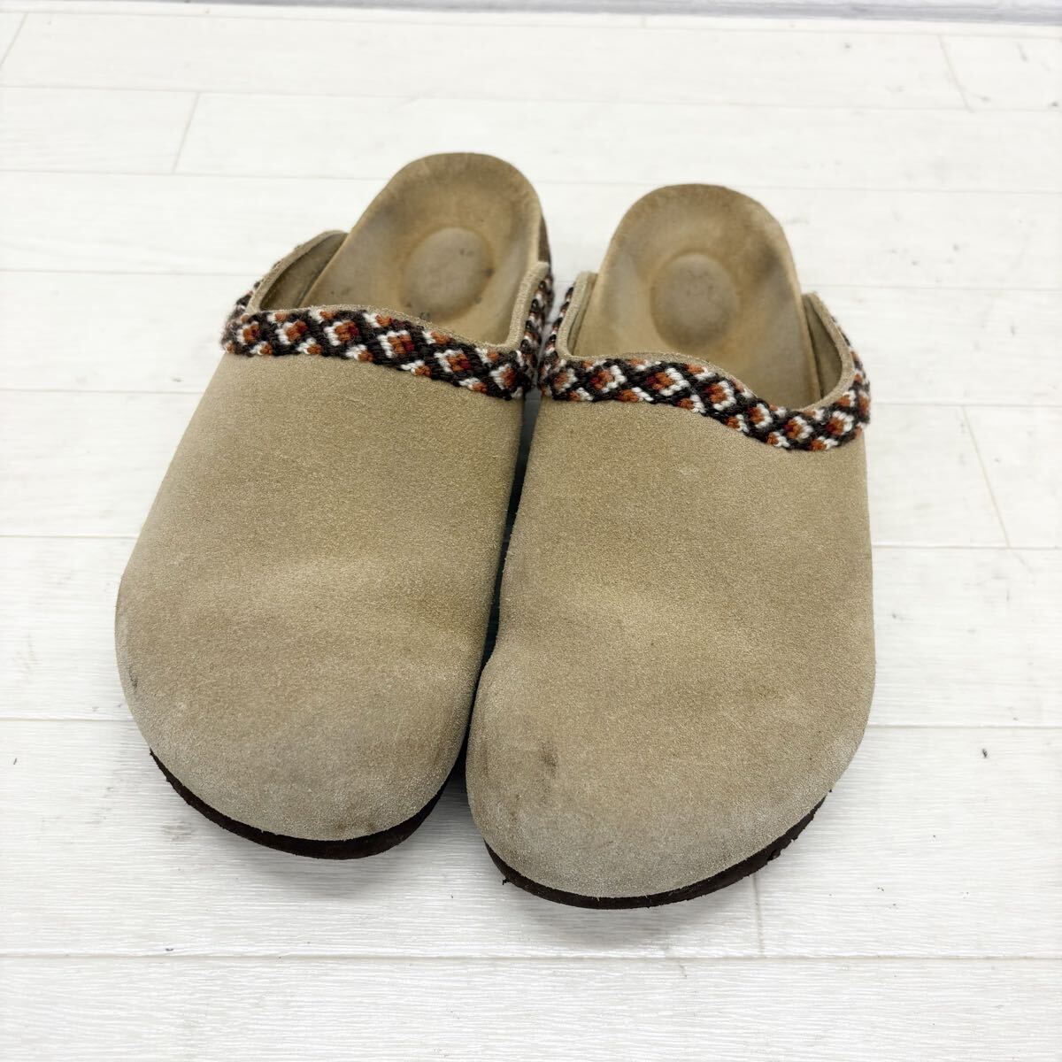 1810〓 TATAMI タタミ BIRKENSTOCK ビルケンシュトック サンダル レディース サイズ38 カーキ スエード 靴 シューズ カジュアルシューズ拍卖