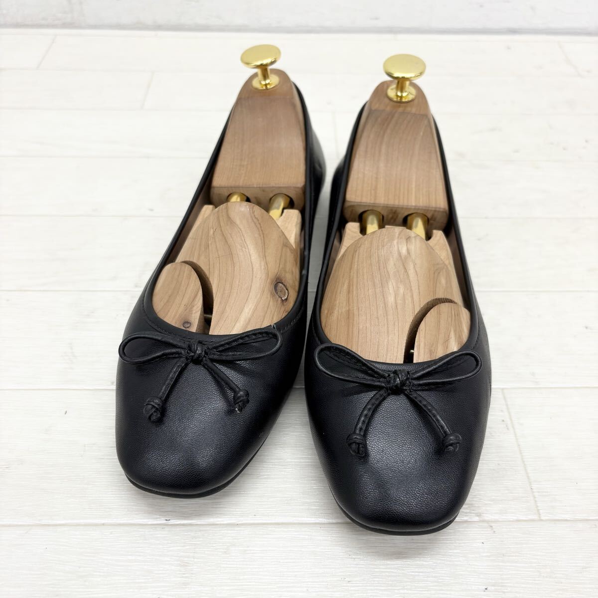 1810〓 COLE HAAN コールハーン フラットシューズ レディース サイズ7B ブラック 靴 シューズ カジュアルシューズ拍卖