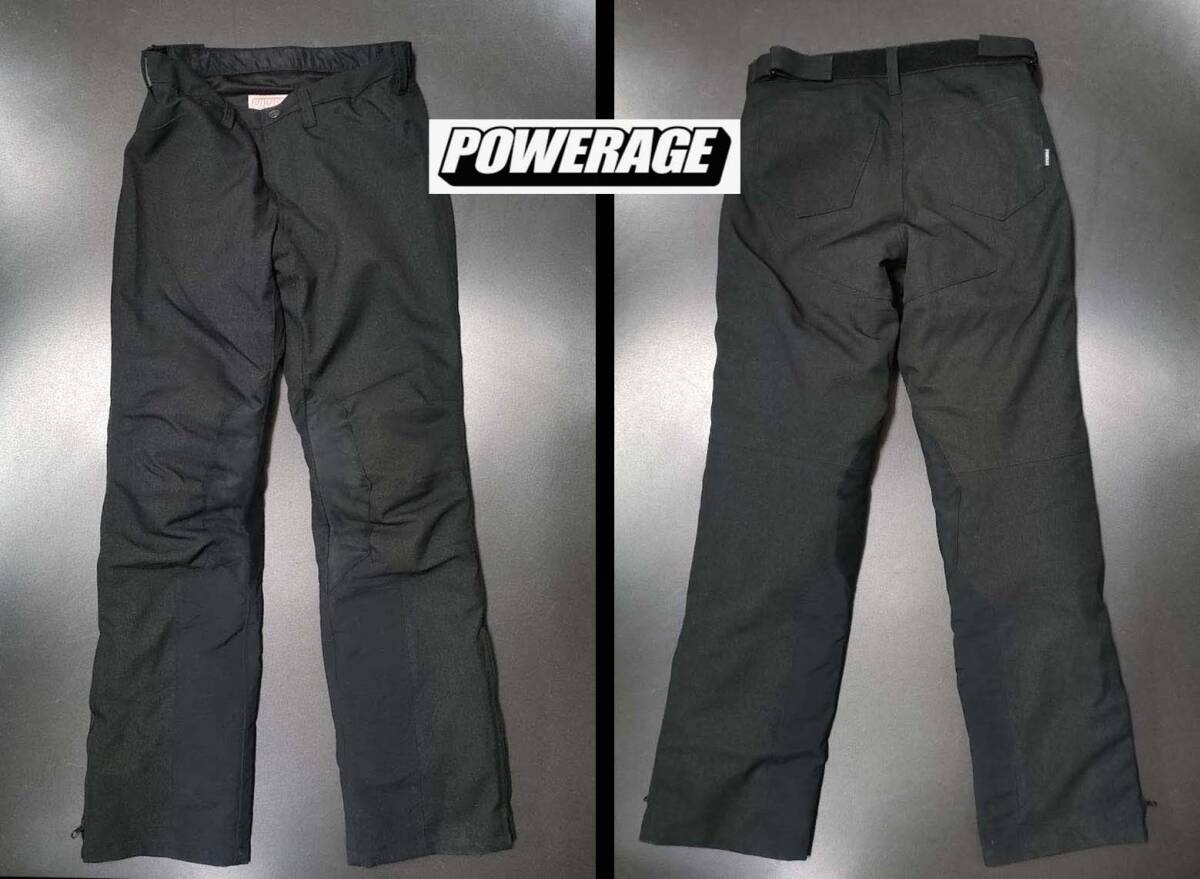 送料無料 超美品 POWERAGE ライディングパンツ PP-23231 ソフトフィットパンツ拍卖