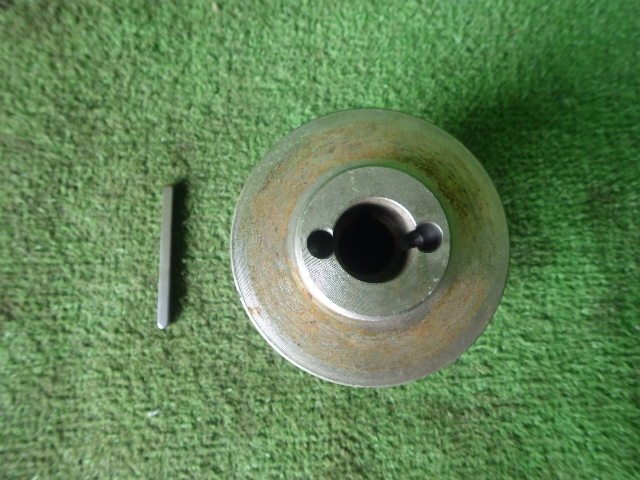 Vプーリー Bベルト 1本掛 外径90mm 軸20mm キー付拍卖
