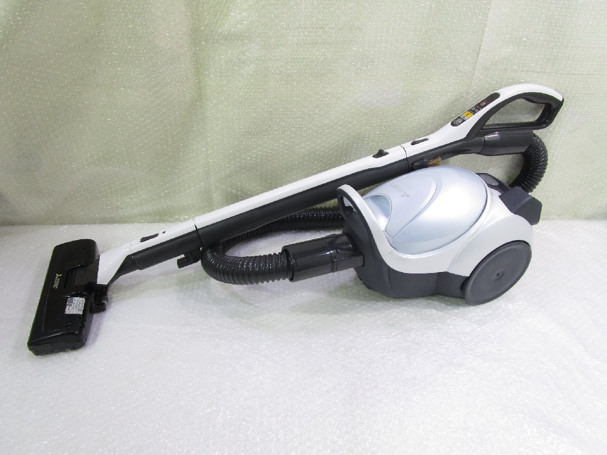 ◎2023年製 MITSUBISHI 三菱 Be-K 紙パック式掃除機 軽量 自走式パワーブラシ TC-FM2C-A シャイニーブルー w102913拍卖