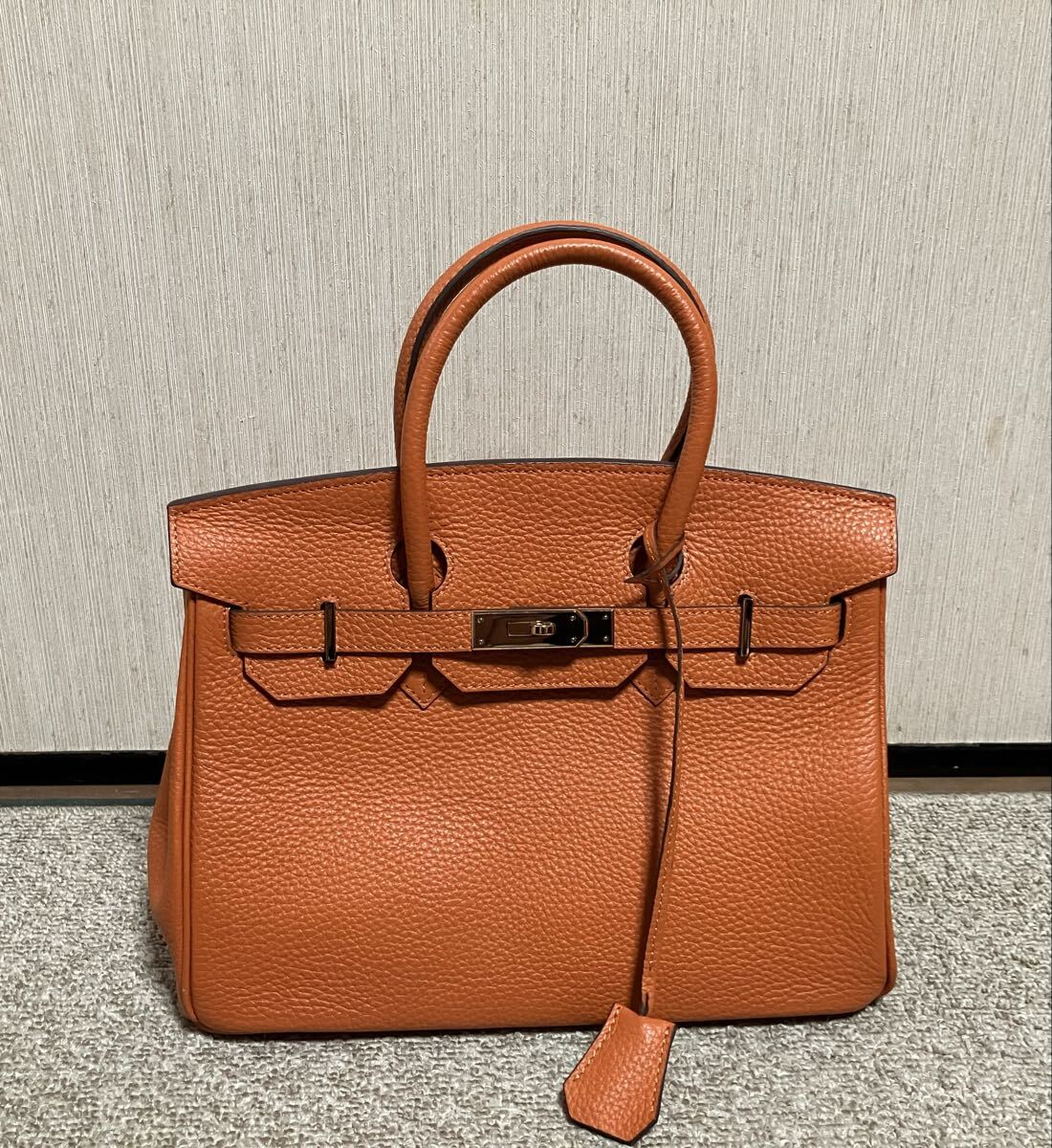 美品☆FELICE 本革レザー ハンドバッグ拍卖