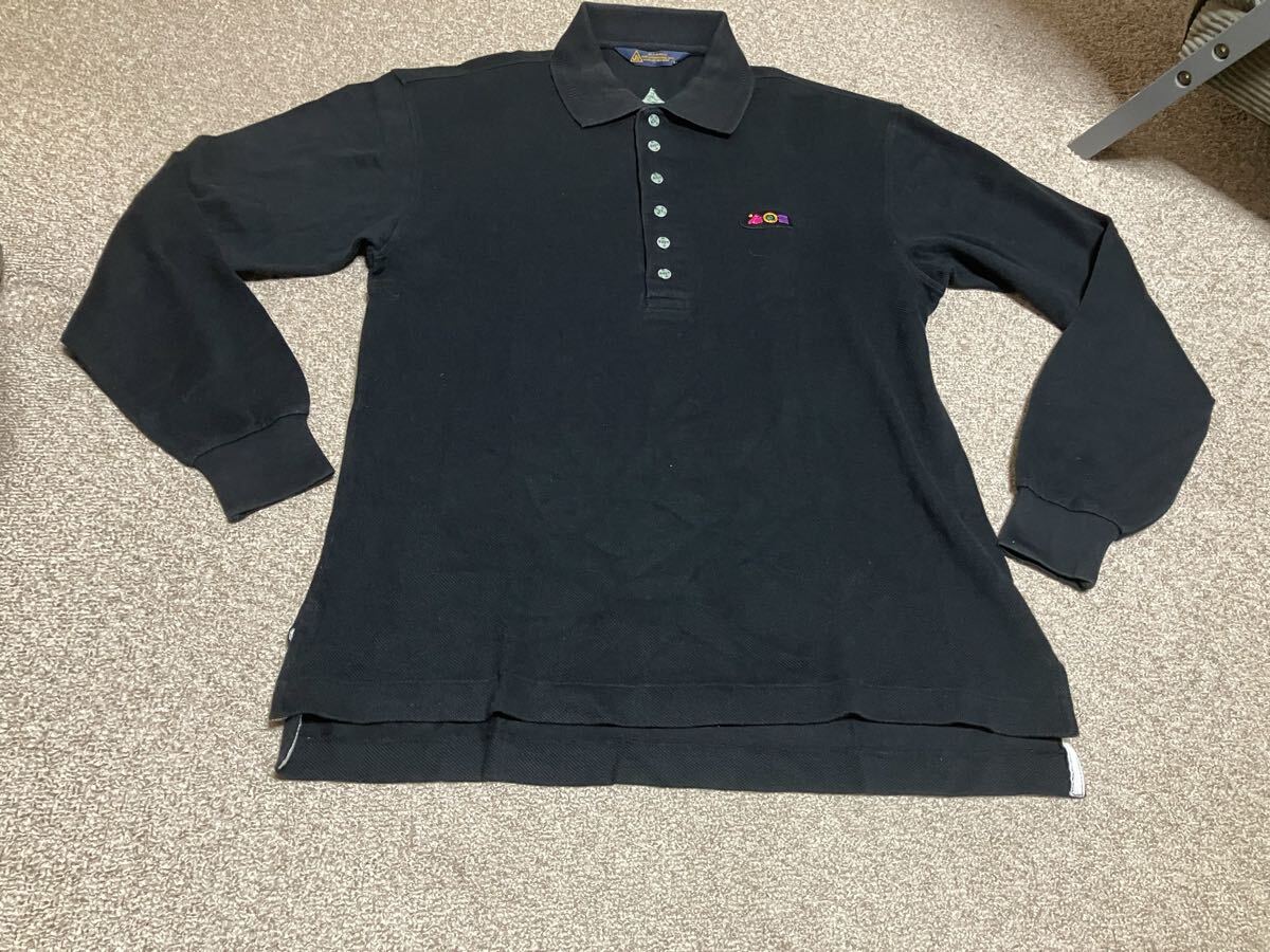 激レア☆J`s ジェイズ ポロシャツ 長袖 ジャンボ尾崎 メンズLサイズ 黒拍卖