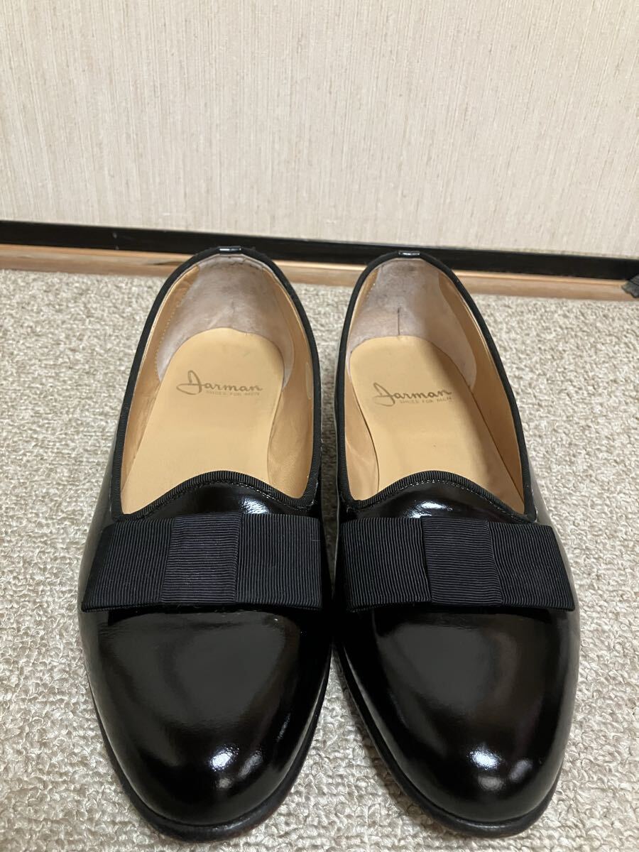 激レアモデルJAPAN vintage☆Jarman 本革レザースリッポンドレスシューズメンズ26cmEE 黒拍卖