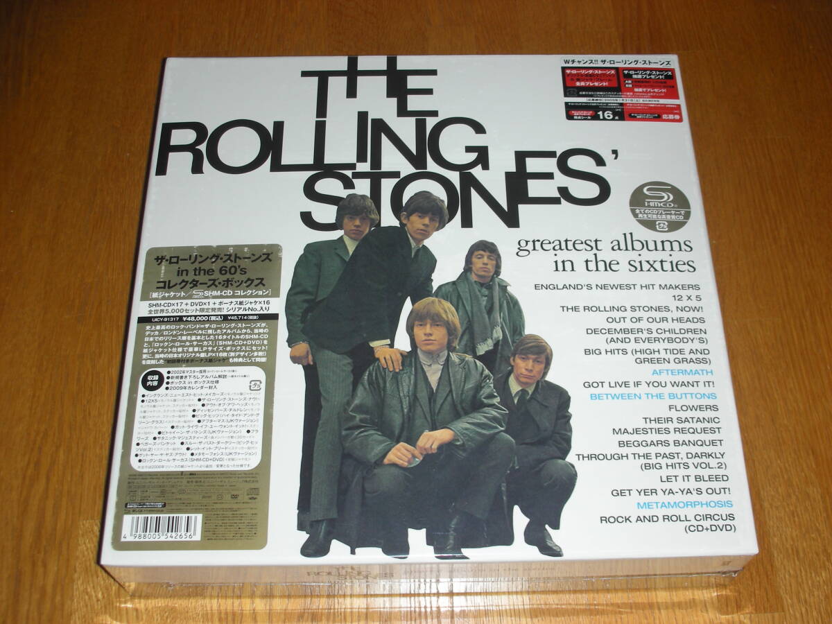 未開封◆17CD+DVD ストーンズ in the 60's コレクターズ・ボックス 高音質Shm-CD紙ジャケット ROLLING STONES ローリングストーンズ 拍卖