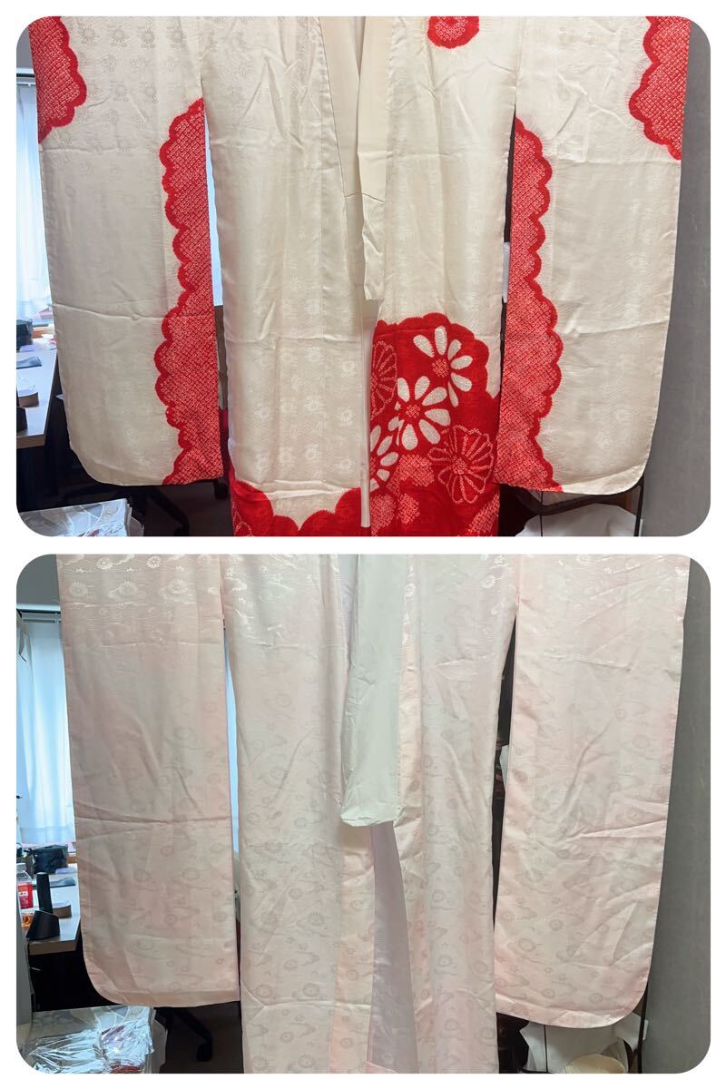 高級 長襦袢 正絹 化繊 2点セット着付け 素材 和装小物 ③拍卖