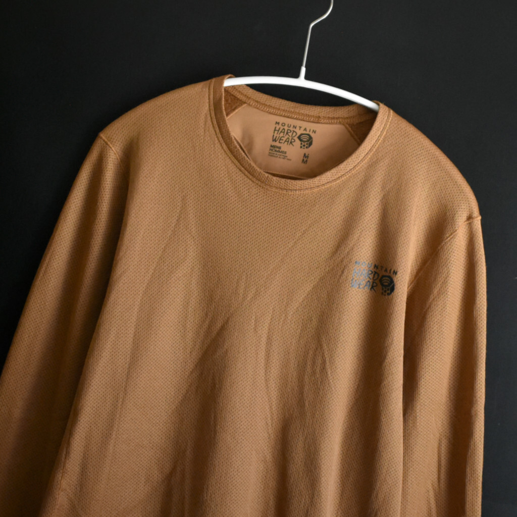 マウンテンハードウェア MOUNTAIN HARD WEAR エアメッシュロングスリーブクルー メンズ M ミッドレイヤー拍卖