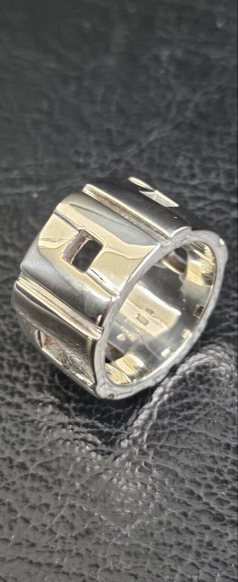 GUCCI グッチ モダニスト リング 指輪 12号 シルバー 925 SV925 シルバーリング拍卖