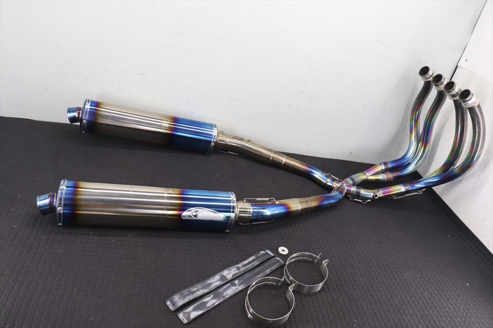 329149 GSX1300R ハヤブサ 08~20年 Kファクトリー フルチタンマフラー 2本出し 左右 4-2-1-2拍卖