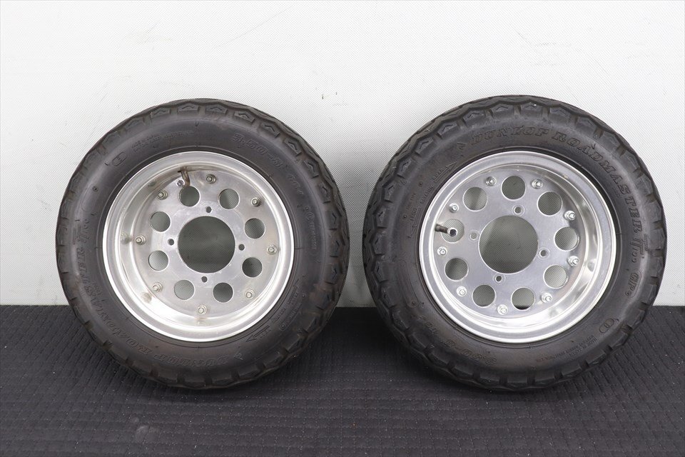 329181 モンキー メーカー不明 8インチアルミホイール 2本セット 2,50J 合わせホイール 純正サイズ チューブタイヤ拍卖