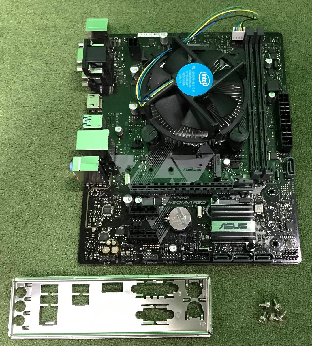 【埼玉発】【ASUS】LGA1151搭載 microATXマザーボード PRIME H310M-A R2.0 ★Win11対応★CPU付き★動作確認済 (9-5145)拍卖