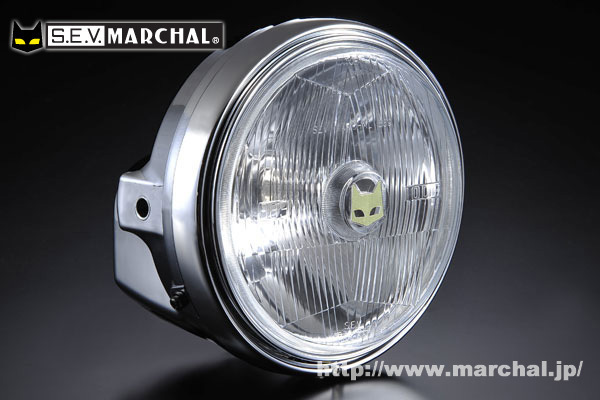 マーシャルヘッドライト889 クリアレンズ メッキケース ホンダ フルキット CB900F/CB750F/CBX400F他 他 800-8008拍卖