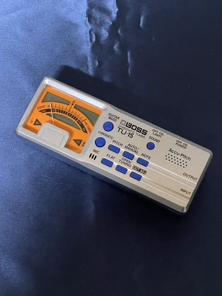 BOSS CHROMATIC TUNER TU-15 クロマチック・チューナー USED品拍卖