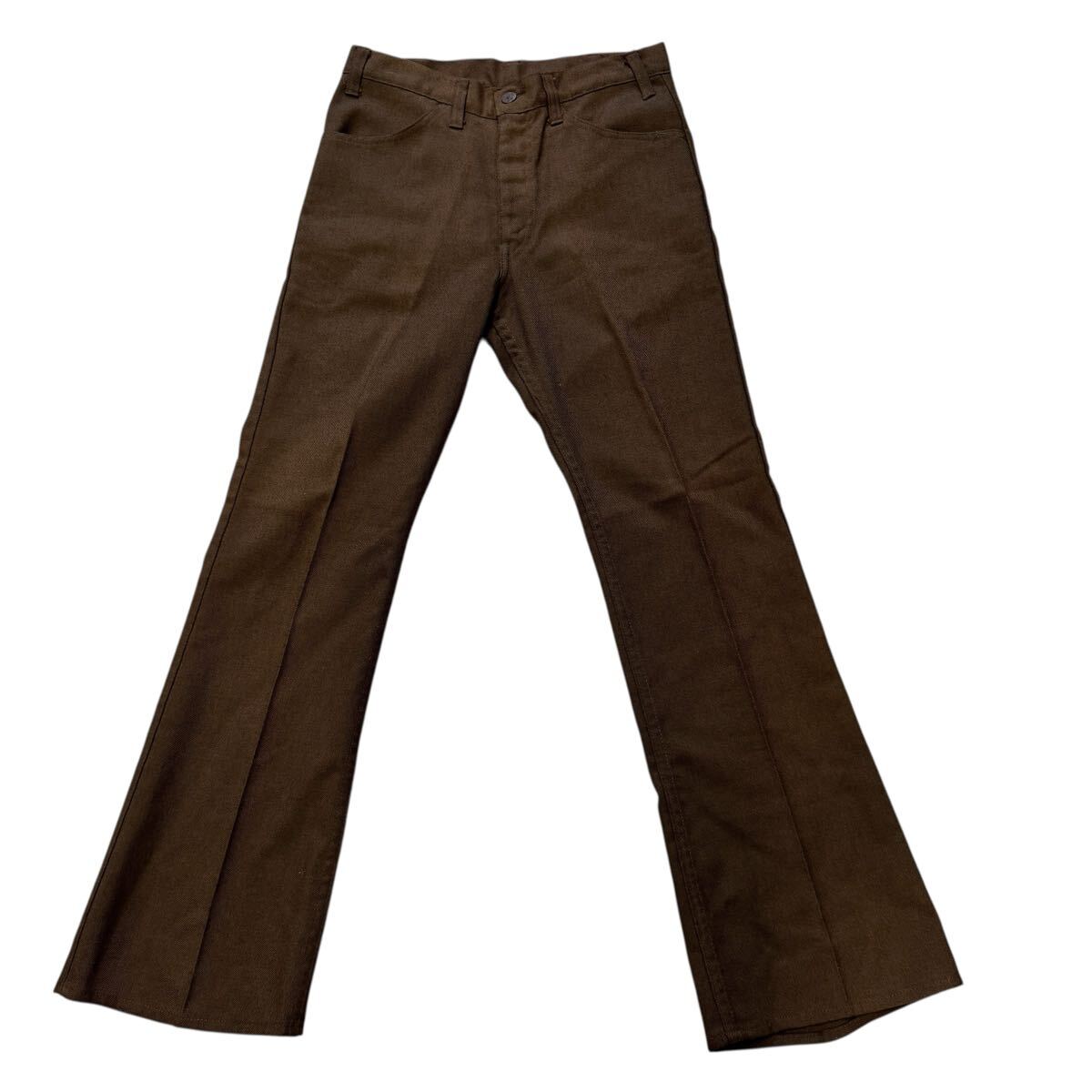 ビンテージ 60s 70s リーバイス 646 ビッグE スタプレ フレアパンツ スラックス 2510拍卖