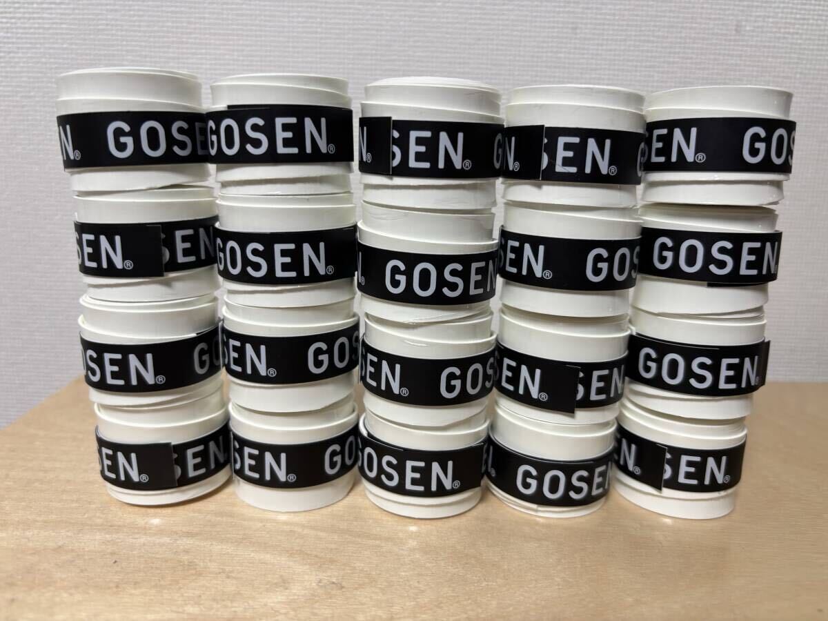 ゴーセングリップテープ白20個拍卖