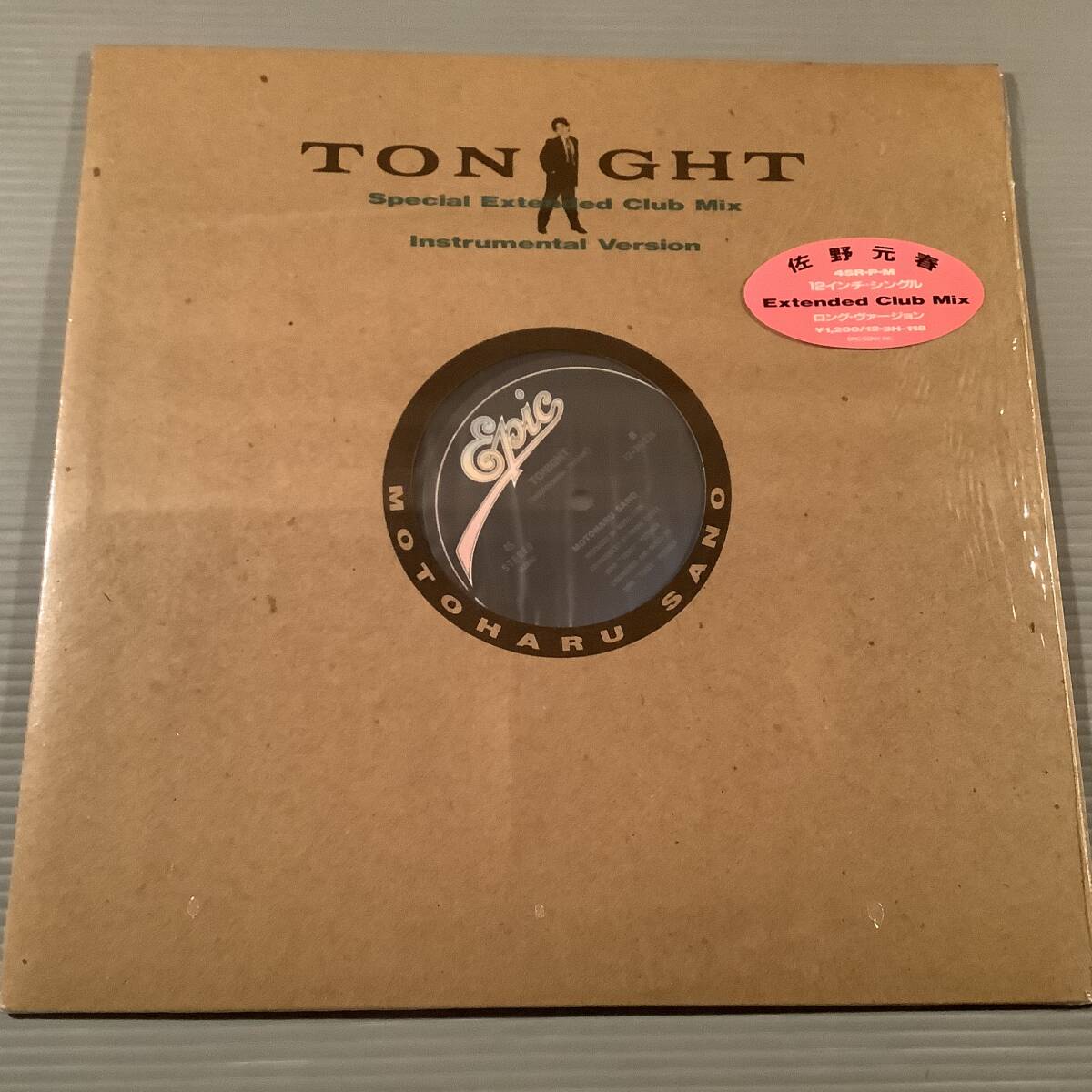 LP(12インチ・シングル)●佐野元春『TONIGHT』Extended Club Mix ロング・ヴァージョン※郵便はがき付●ハイブステッカーシュリンク付 美品拍卖