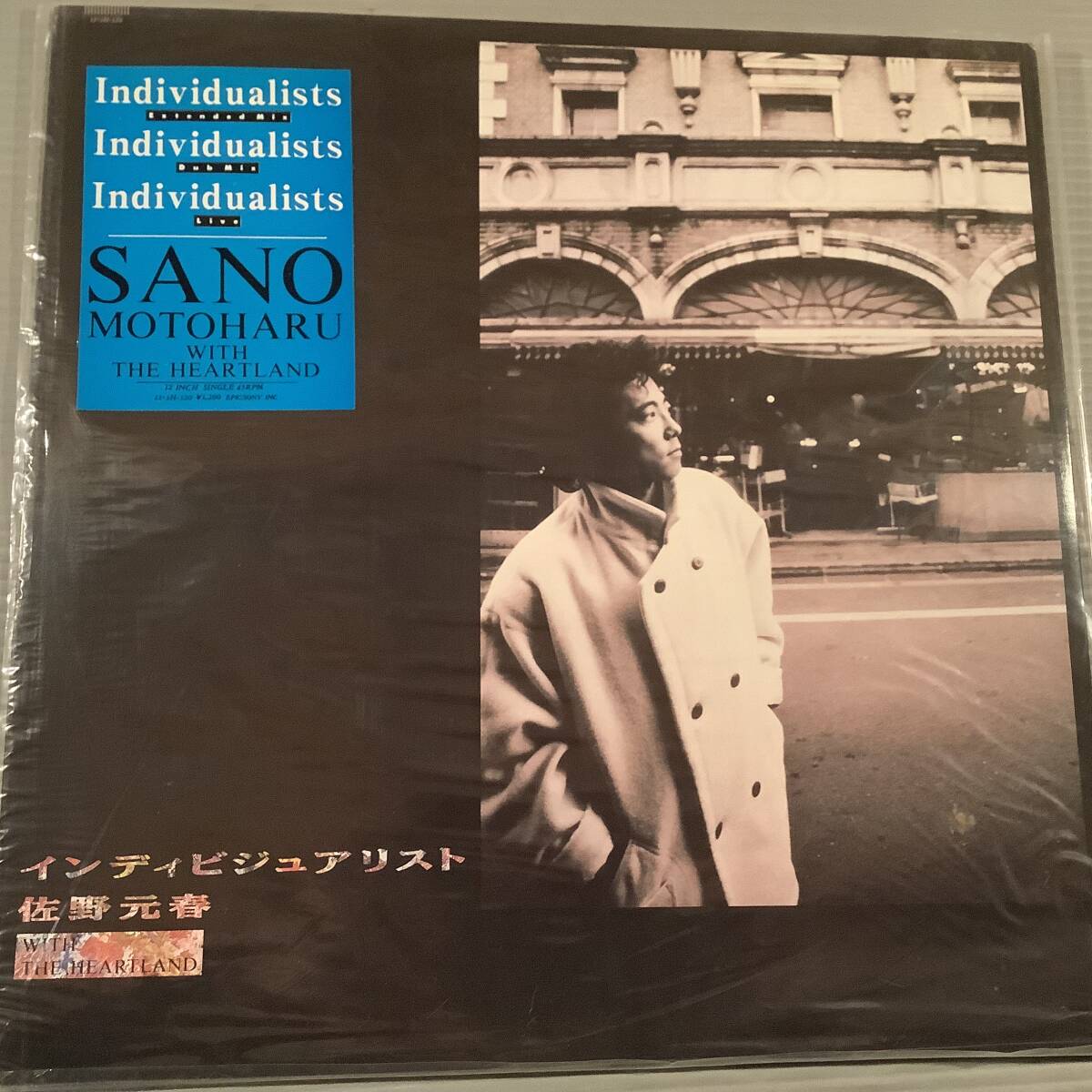 LP(12インチ・シングル)●佐野元春/インディビジュアリスト● ハイブステッカー付美品!拍卖