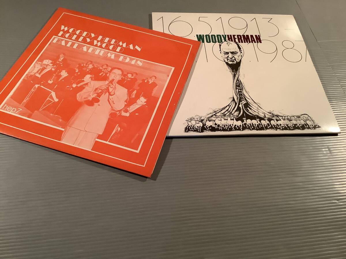 LP(輸入盤)●ウディ・ハーマン WOODY HERMAN『HOLLY WOOD PALLADIUM 1948』『16,5.1913-2910.1987』※2枚まとめてセット●良好品!拍卖