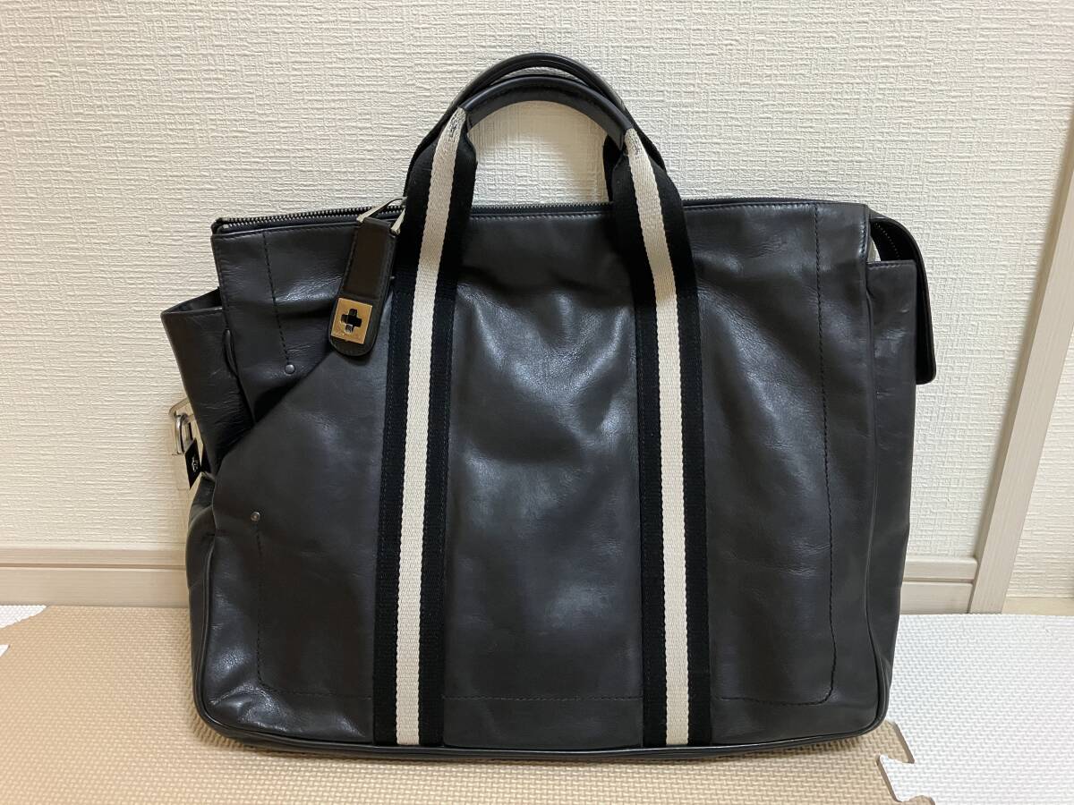 ★BALLY(バリー) トレインスポッティング ビジネスバッグ レザー 大容量 ★拍卖