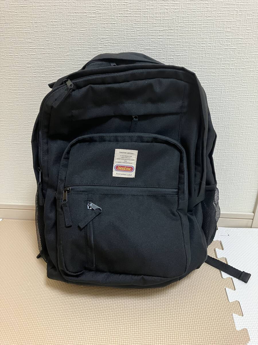 ★Need me ポケット多数大容量リュック バックパック 新品未使用品★拍卖