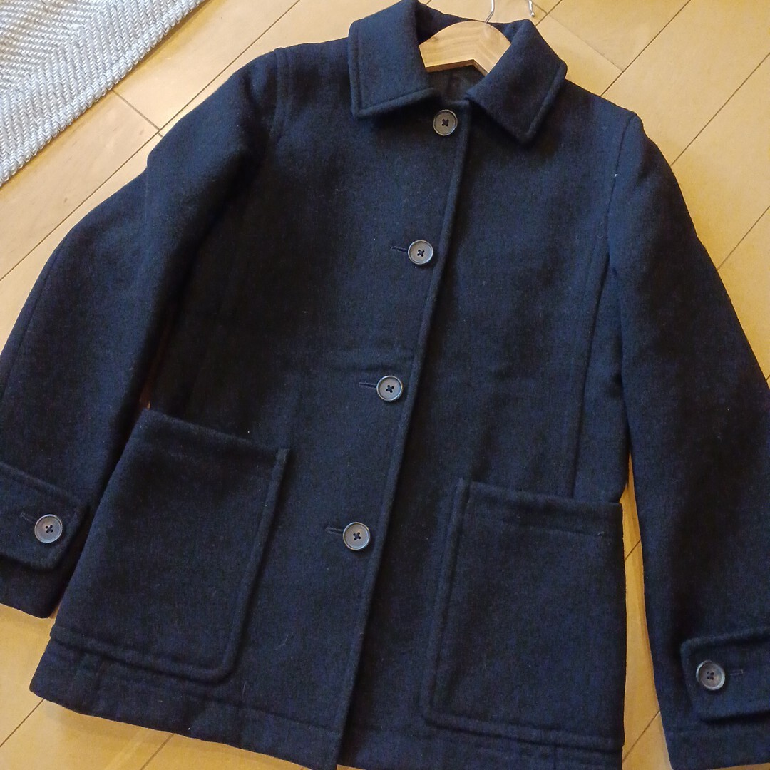 MARGARET HOWELL マーガレットハウエル ハーフコート ジャケット サイズ1 ブラック レディース 日本製拍卖