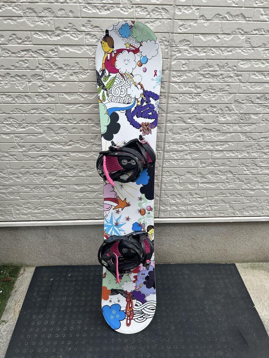 K2 スノーボード2点セット ジュニア 子供 レディース kandi 141cm Sサイズ拍卖