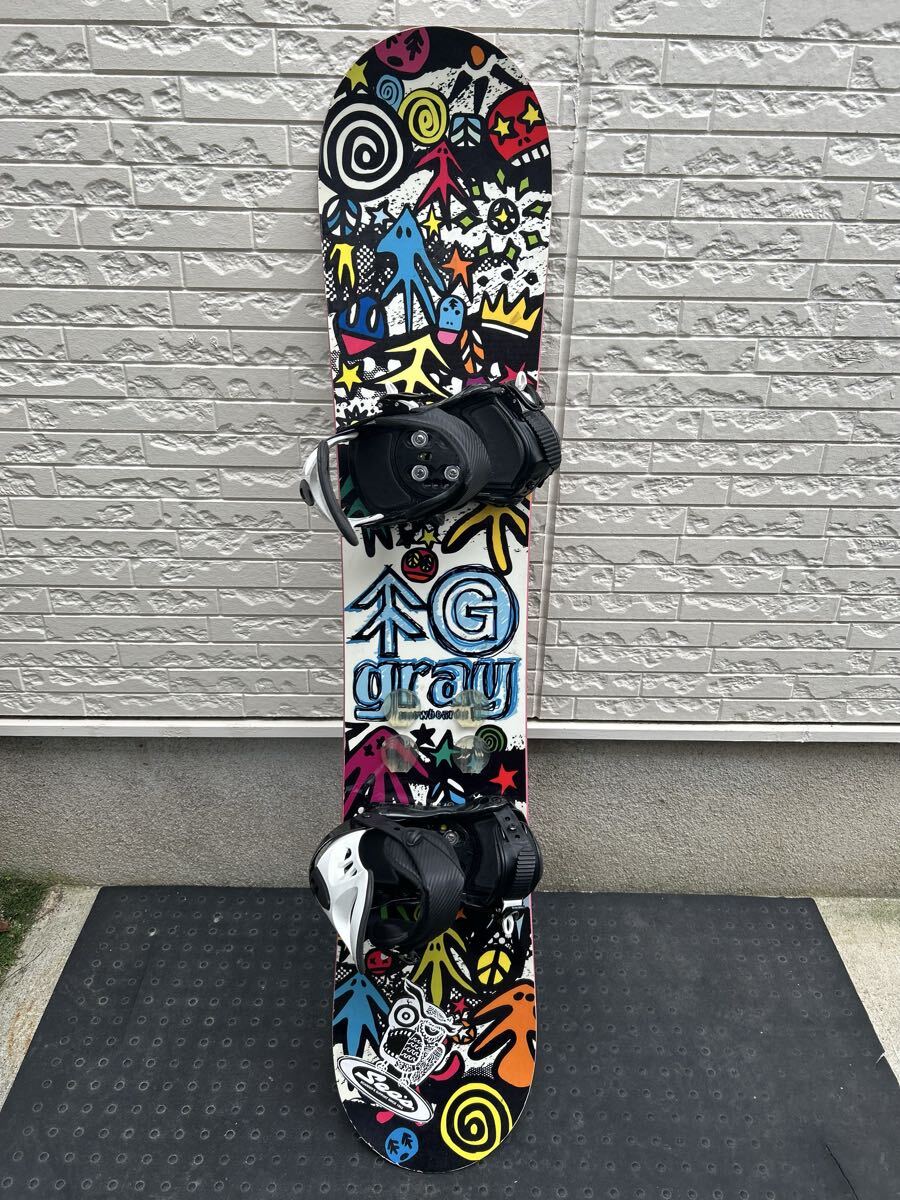 GRAY 136 / ZUMA スノーボード2点セット キッズ ジュニア レディース拍卖