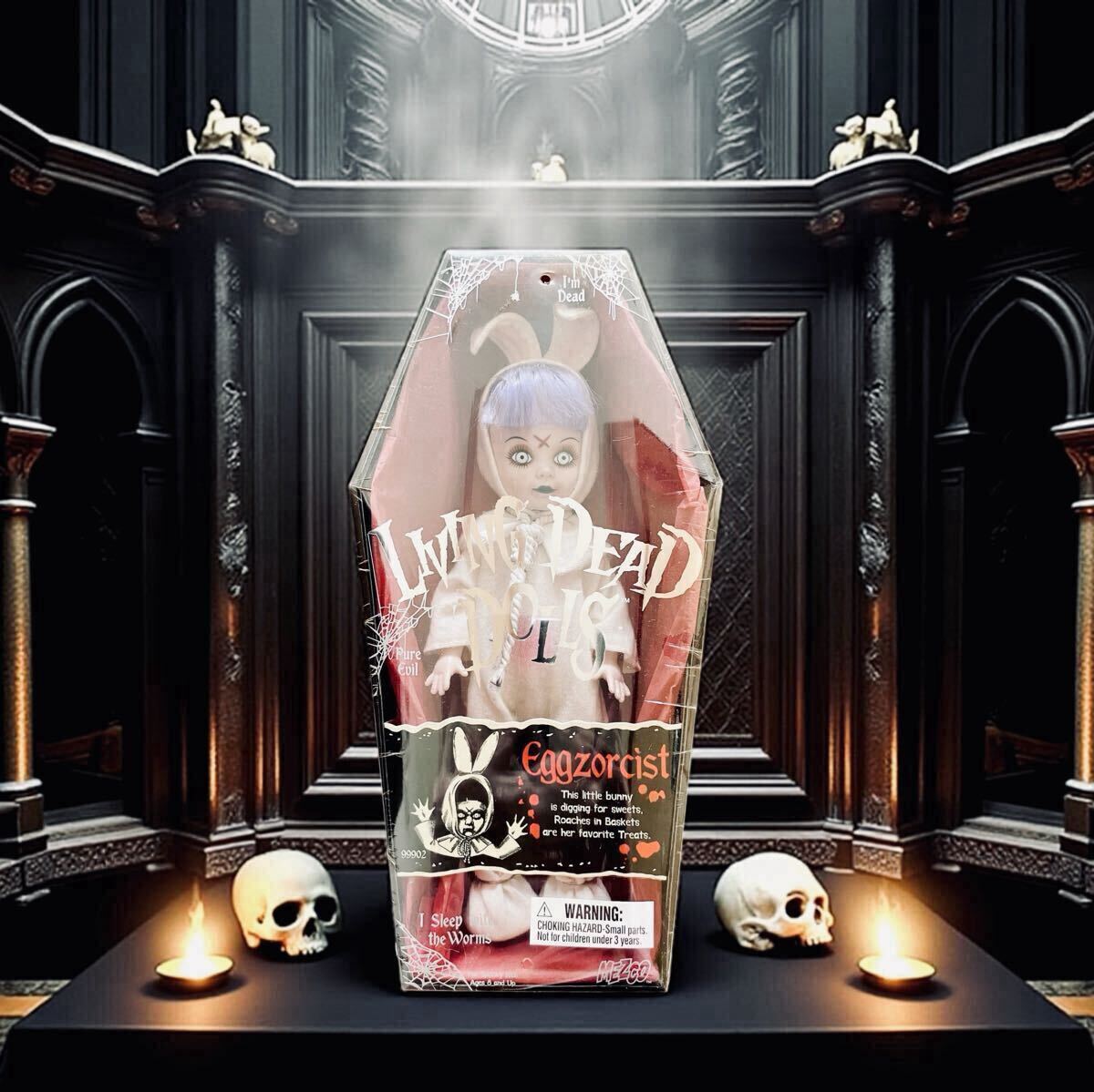 2001年 当時物 未開封 MEZCO LIVING DEAD DOLLS Eggzorcist シリーズ1 最初期リビングデッドドールズ ゴシック ホラー ゴス ロリータ 拍卖