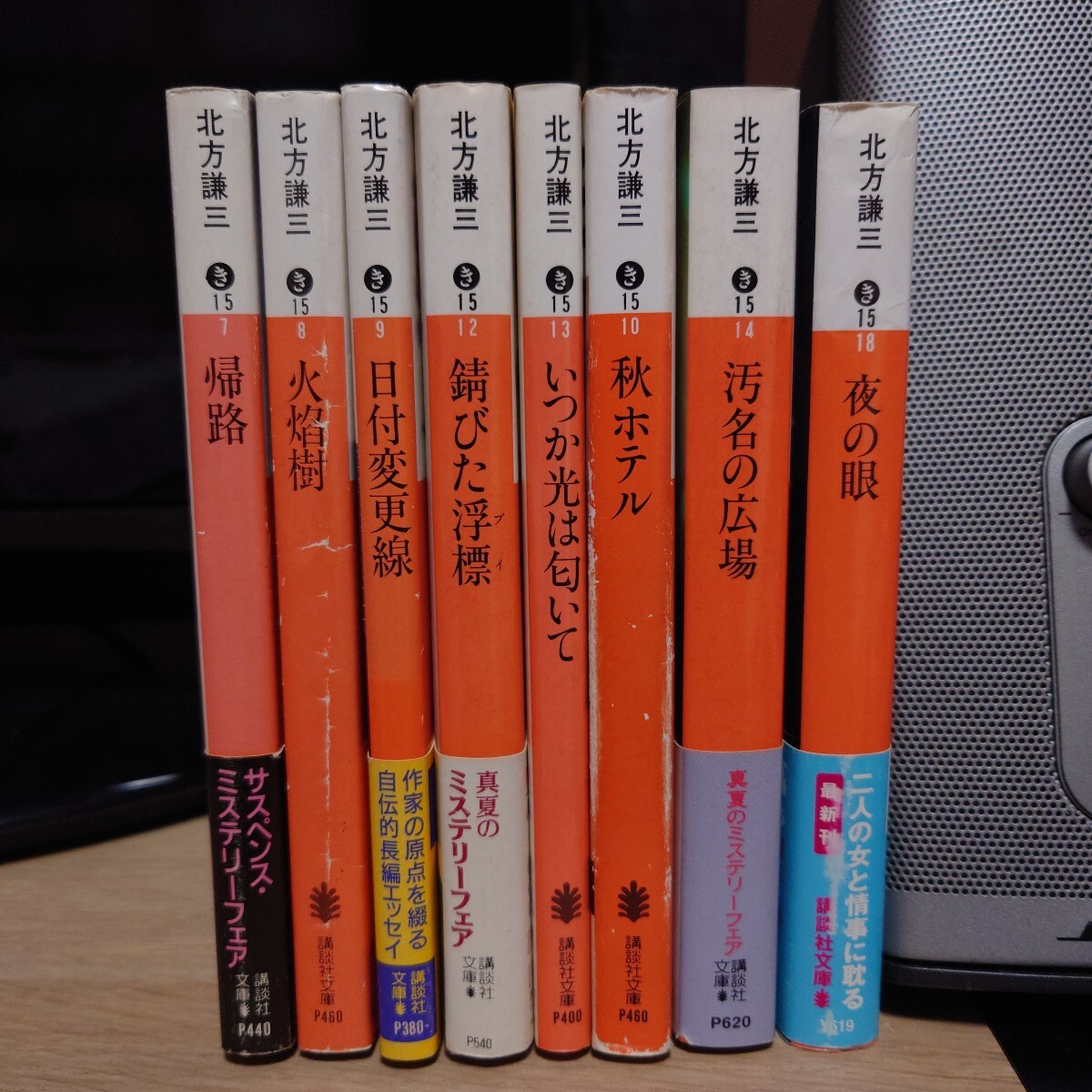 北方謙三 文庫本 8冊セット/帰路 火焔樹 日付変更線 錆びた浮標 秋ホテル いつか光は匂いて 汚名の広場 夜の眼/講談社文庫 帯付きあり拍卖