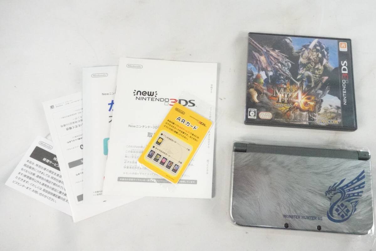 任天堂 3DSLL CAPCOM モンスターハンター4G 箱・説明書付き拍卖