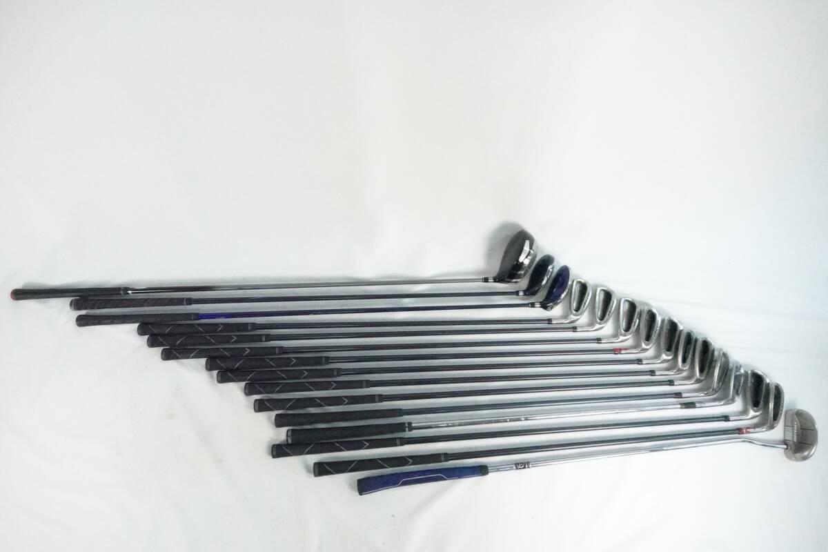 ゴルフクラブ15本まとめ メーカー多数 まとめ売りドライバー フェアウェイウッド パター拍卖