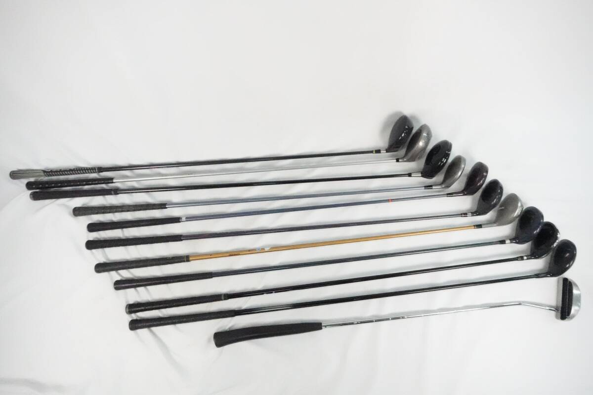 ゴルフクラブ11本まとめ メーカー多数 まとめ売りドライバー フェアウェイウッド パター拍卖